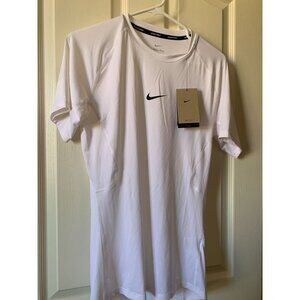Nike Pro Dri-Fit Mens White Tight Fit T-Shirt M New With Tags